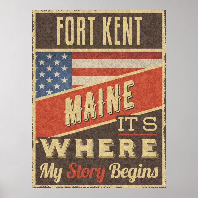 Fort Kent Maine Poster (Front)
