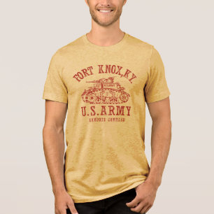 Fort Knox Vintage Red Tri-Blend Shirt