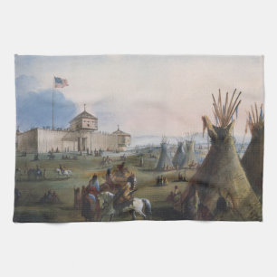 Fort Laramie, Sublette Fort, Fort William, Miller Kitchen Towel