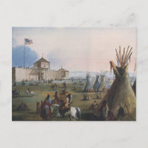 Fort Laramie, Sublette Fort, Fort William, Miller Postcard