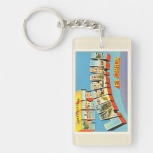 Fort Lauderdale #2 Florida FL Old Travel Souvenir Keychain