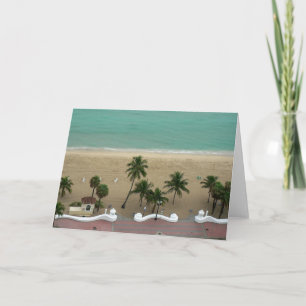 Fort Lauderdale Beach Aerial Card