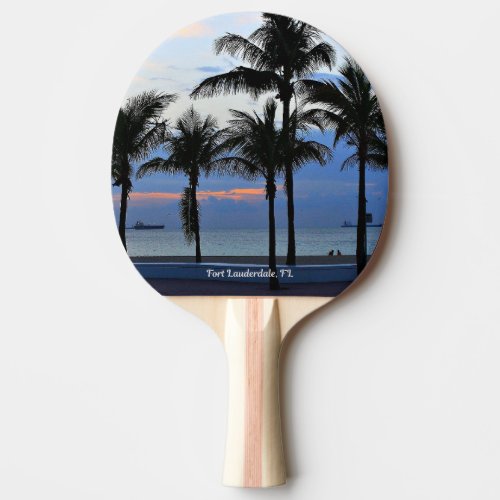 Fort Lauderdale Beach Florida Ping Pong Paddle