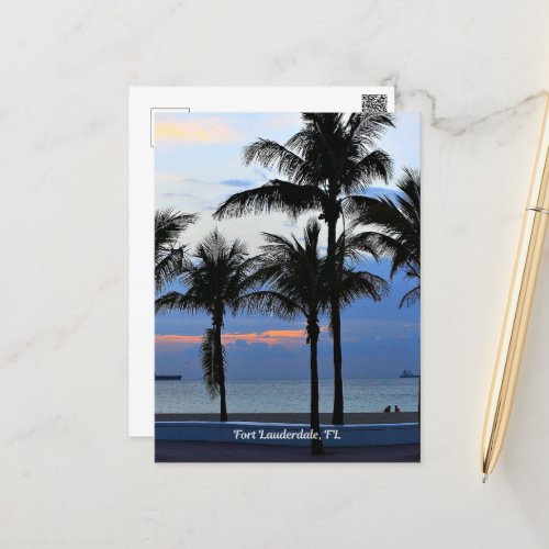 Fort Lauderdale Beach Florida Postcard