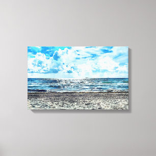 Fort Lauderdale Beach Stretched Canvas Print
