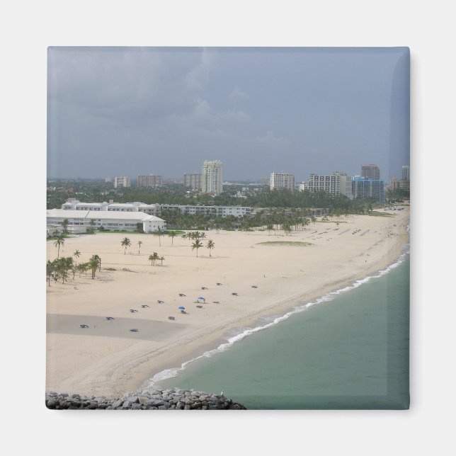 Fort Lauderdale Coastline Magnet (Front)