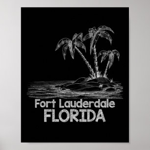Fort Lauderdale Family Vacation Cruise Shirt Flori Poster