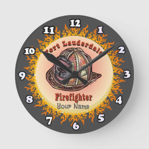 Fort Lauderdale Firefighter clock