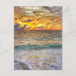 Fort Lauderdale, Florida - Aqua Burn Postcard
