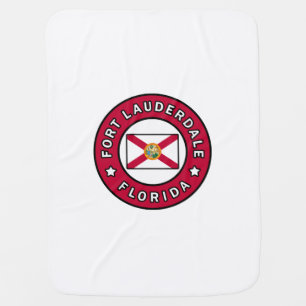 Fort Lauderdale Florida Baby Blanket