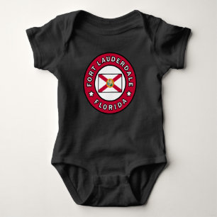 Fort Lauderdale Florida Baby Bodysuit