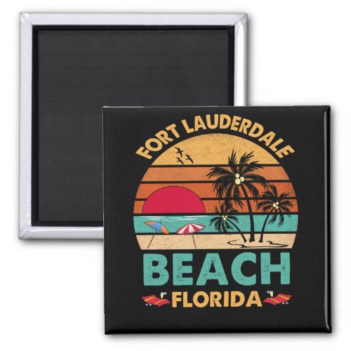 Fort Lauderdale Florida Beach FL Novelty Magnet