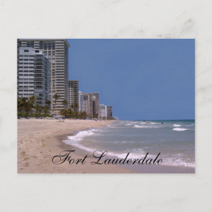 Fort Lauderdale Florida Beach & Ocean Postcard