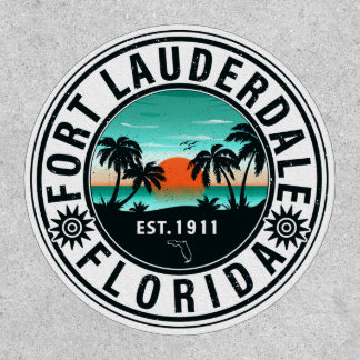 Fort Lauderdale Florida Beach Tropical Souvenirs Patch