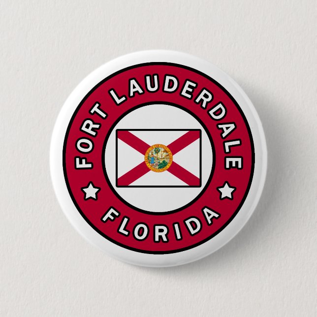 Fort Lauderdale Florida Button (Front)