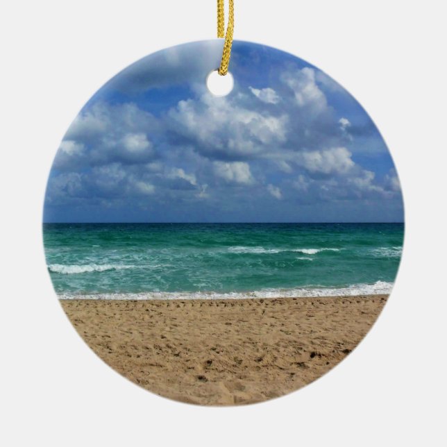 Fort Lauderdale, Florida Ceramic Ornament (Front)