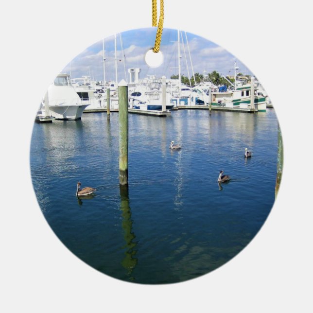 Fort Lauderdale, Florida Ceramic Ornament (Front)