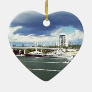 Fort lauderdale Florida Ceramic Ornament