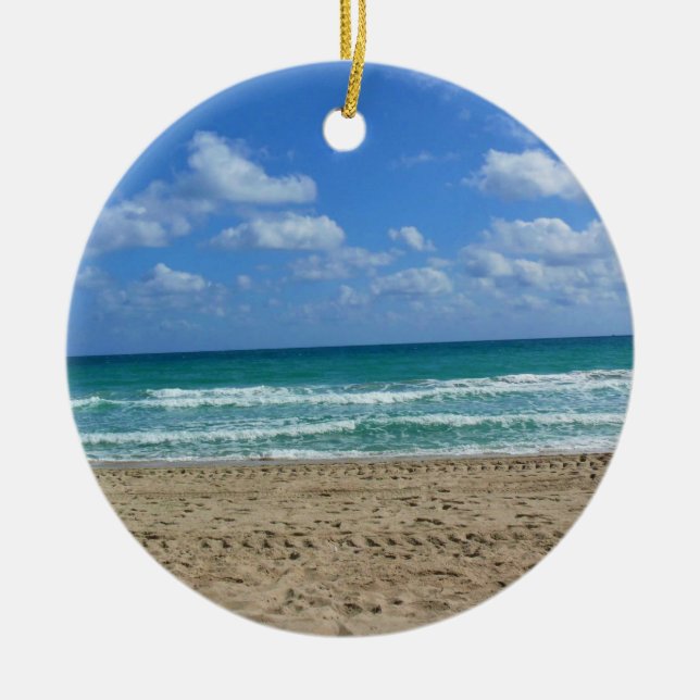 Fort Lauderdale, Florida Ceramic Ornament (Front)