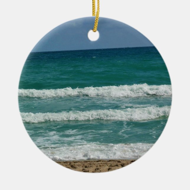 Fort Lauderdale, Florida Ceramic Ornament (Front)