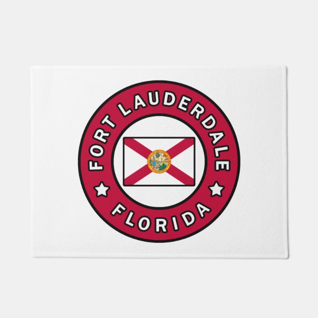 Fort Lauderdale Florida Doormat (Front)