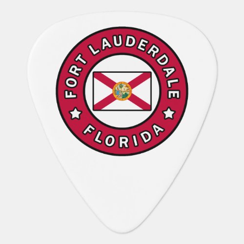 Fort Lauderdale Florida Guitar Pick