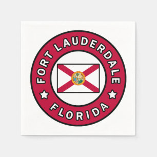 Fort Lauderdale Florida Napkins