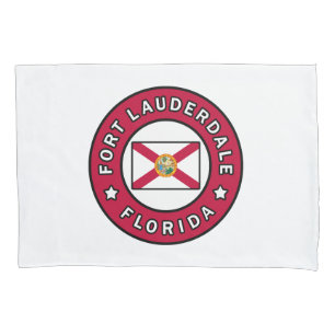 Fort Lauderdale Florida Pillow Case