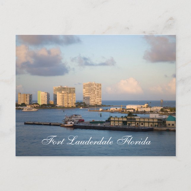 Fort Lauderdale Florida Postcard (Front)
