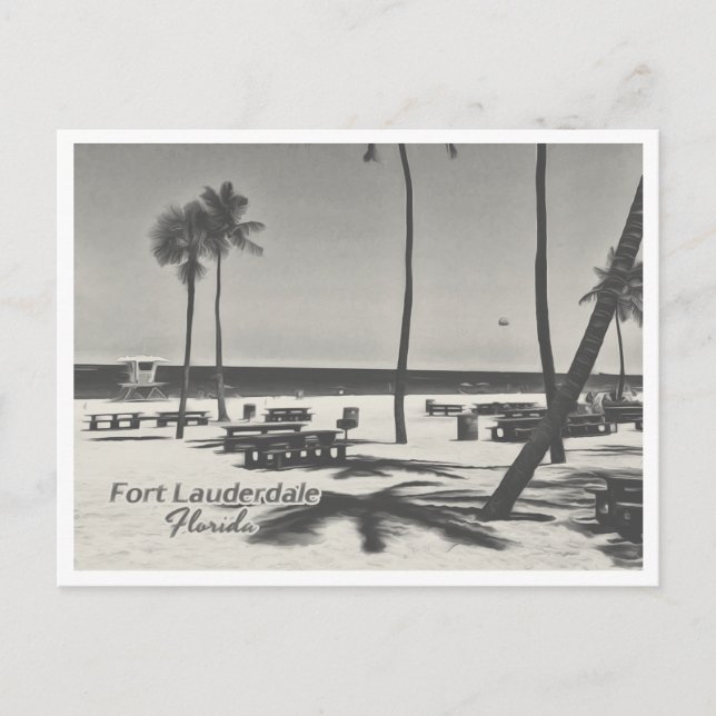 FORT LAUDERDALE FLORIDA POSTCARD (Front)