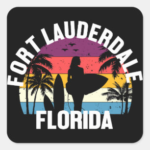 Fort Lauderdale,Florida Square Sticker