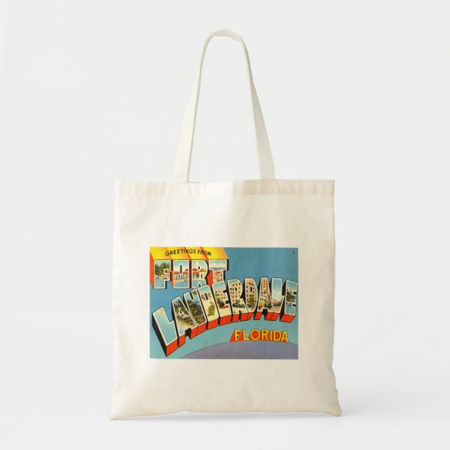 Fort Lauderdale Florida Sunshine State Tote Bag (Front)