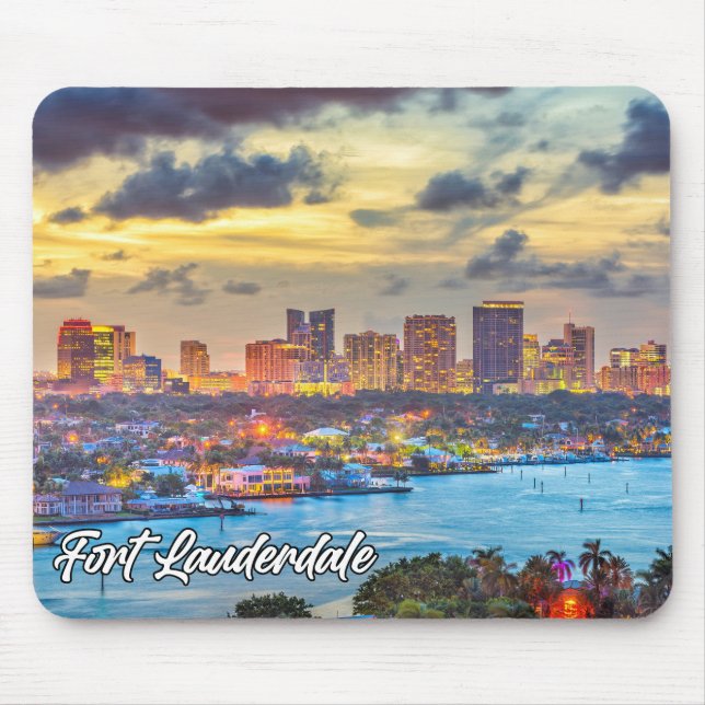 Fort Lauderdale, Florida, USA Mouse Pad (Front)