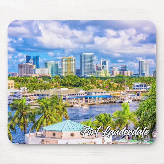 Fort Lauderdale, Florida, USA Mouse Pad (Front)