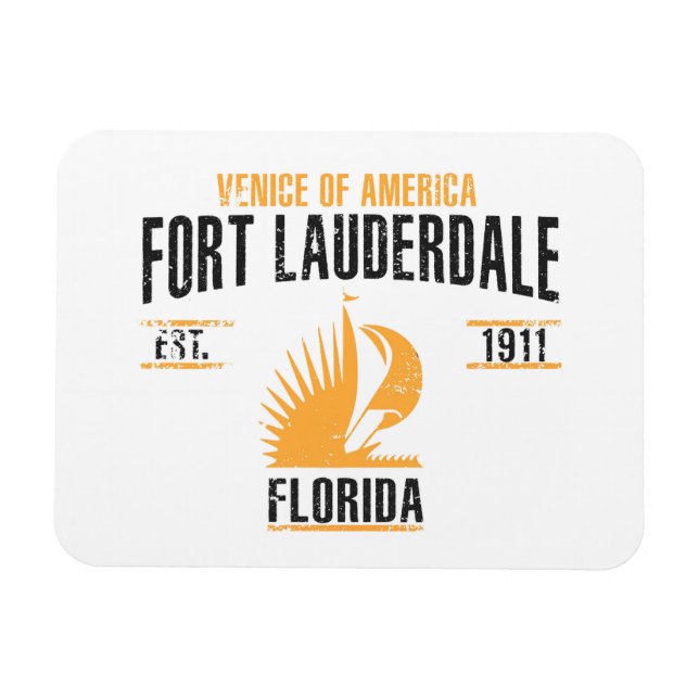 Fort Lauderdale Magnet (Horizontal)