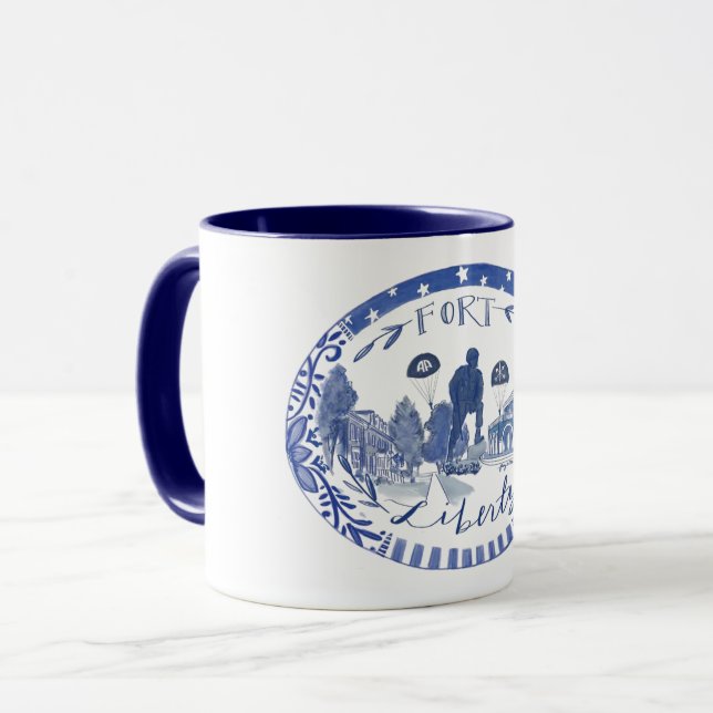 Fort Liberty Coffee Mug (Front Left)