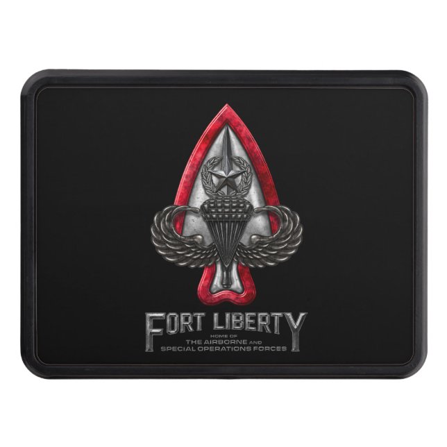 Fort Liberty Hitch Cover (Front)
