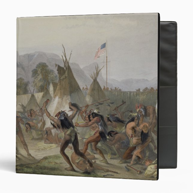 Fort Mackenzie, August 28th 1833, plate 42 from Vo 3 Ring Binder (Front/Inside)