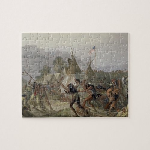Fort Mackenzie August 28th 1833 plate 42 from Vo Jigsaw Puzzle