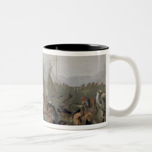Fort Mackenzie August 28th 1833 plate 42 from Vo Two_Tone Coffee Mug