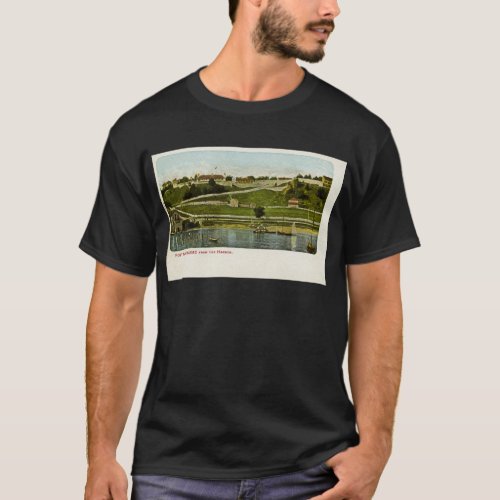 Fort Mackinac from the Harbor Vintage T_Shirt