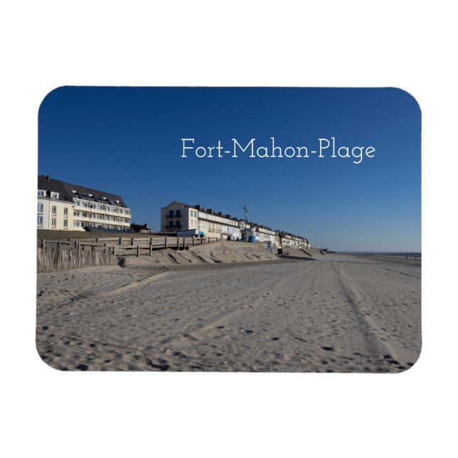 Fort-Mahon-Plage, Beach View, France Magnet (Horizontal)