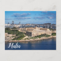 Fort Manoel and Sliema from Valletta, Malta
