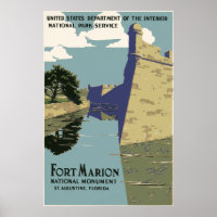 Fort Marion Florida Poster