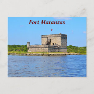 Fort Matanzas  Holiday Postcard
