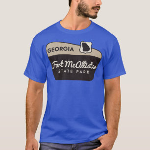 Fort McAllister State Park Georgia Welcome Sign T-Shirt