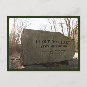 Fort McClary State Historic Site Maine Nature Postcard