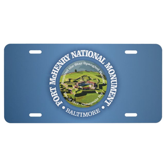 Fort McHenry (NM) License Plate (Front)