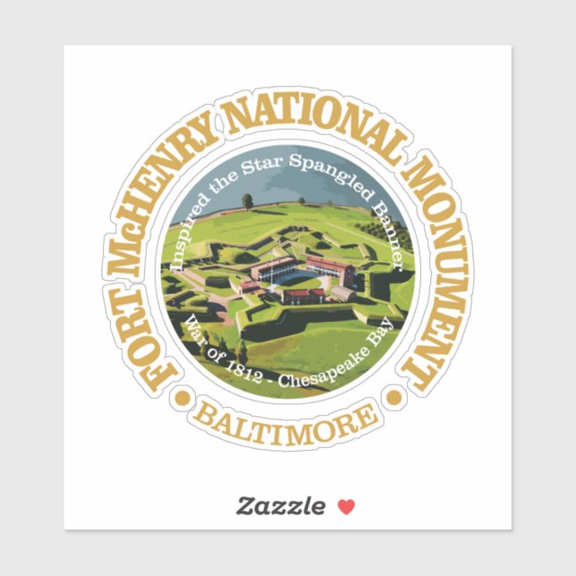 Fort McHenry (NM) Sticker (Sheet)