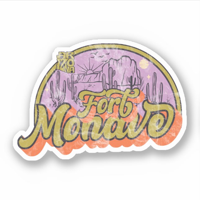 Fort Mohave, Arizona  Sticker (Front)